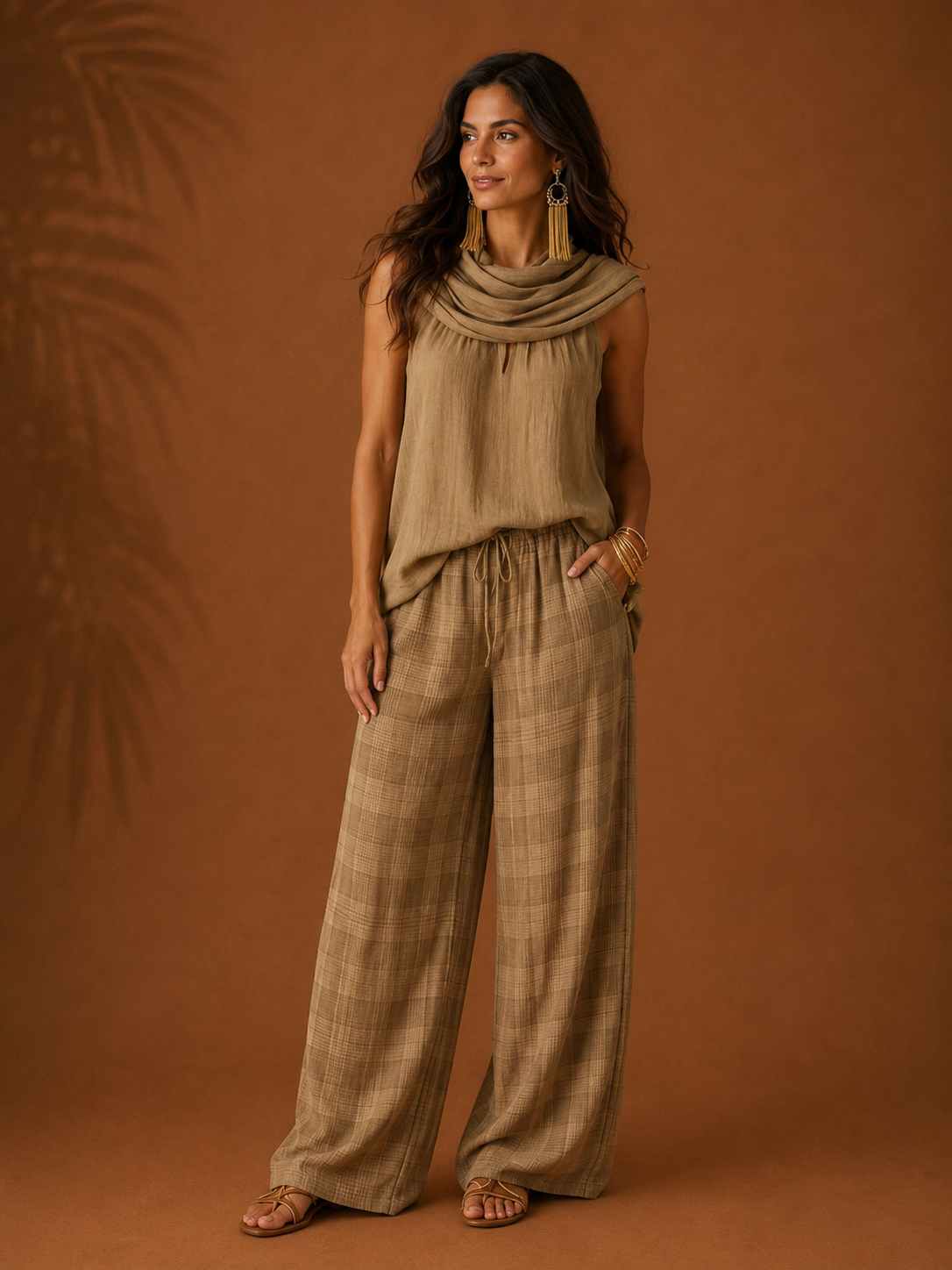 Ana - Conjunto Natural, Comodidad Relajada con Elegancia Artesanal
