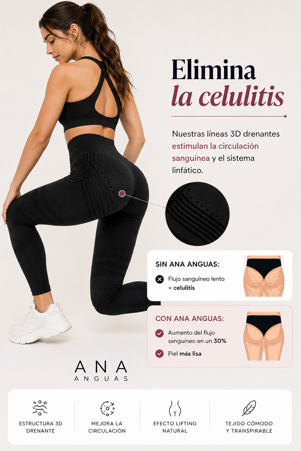 Leggings 3D anticelulíticas