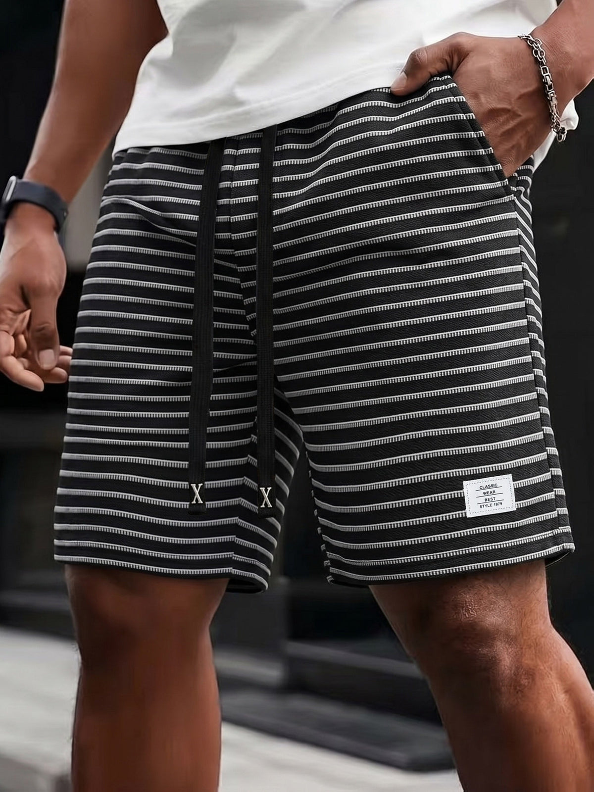 Cortez Pantalón corto a Rayas
