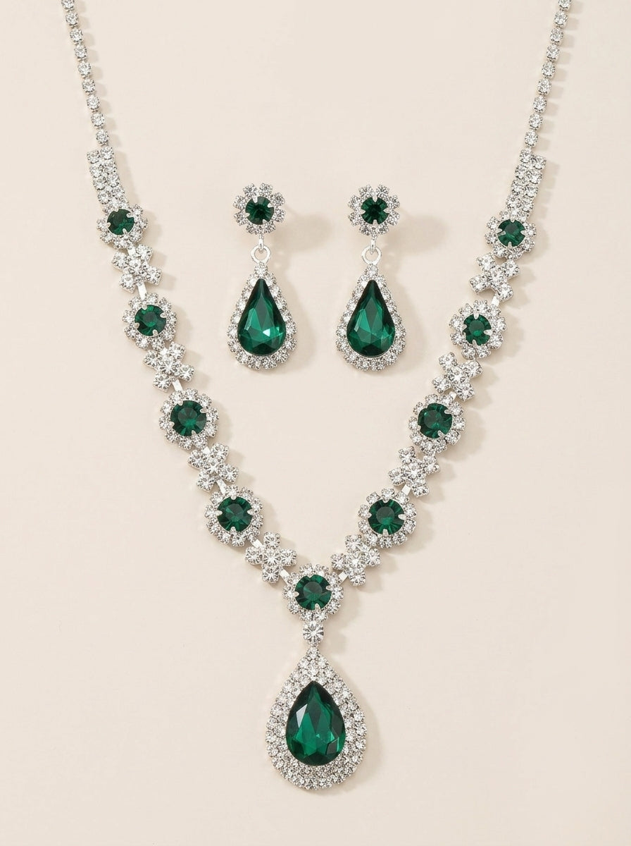 Lugo - Elegante Set de Joyas de Cristal