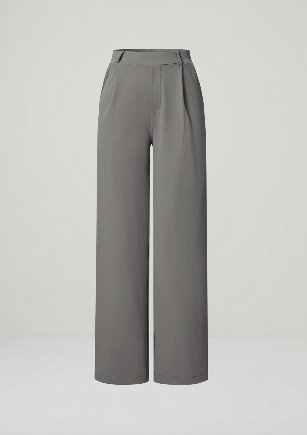 Pantalón Coral — Tiro alto, pierna recta y elástico