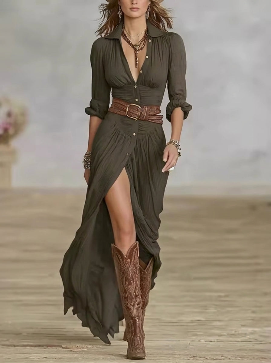 Coral - Vestido Elegante y Favorecedor de Entretiempo