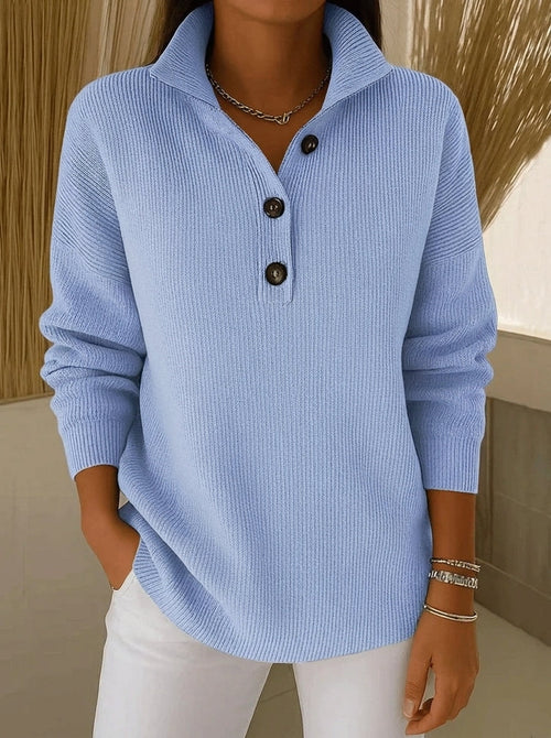 Amparo - Jersey Polo con Cuello de Pico