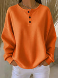 Milagros - Sudadera Henley Gofrada