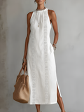 Azahar | Vestido largo con escote Halter