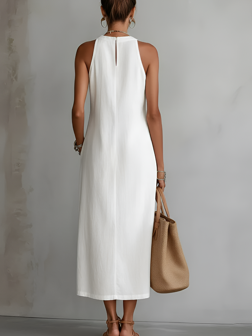 Azahar | Vestido largo con escote Halter
