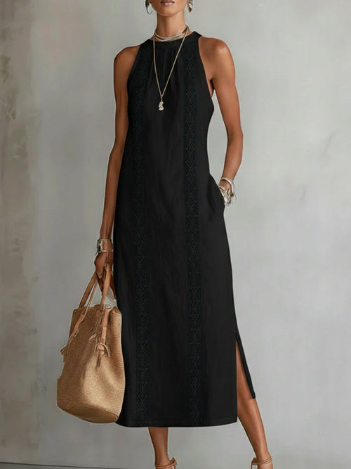 Azahar | Vestido largo con escote Halter