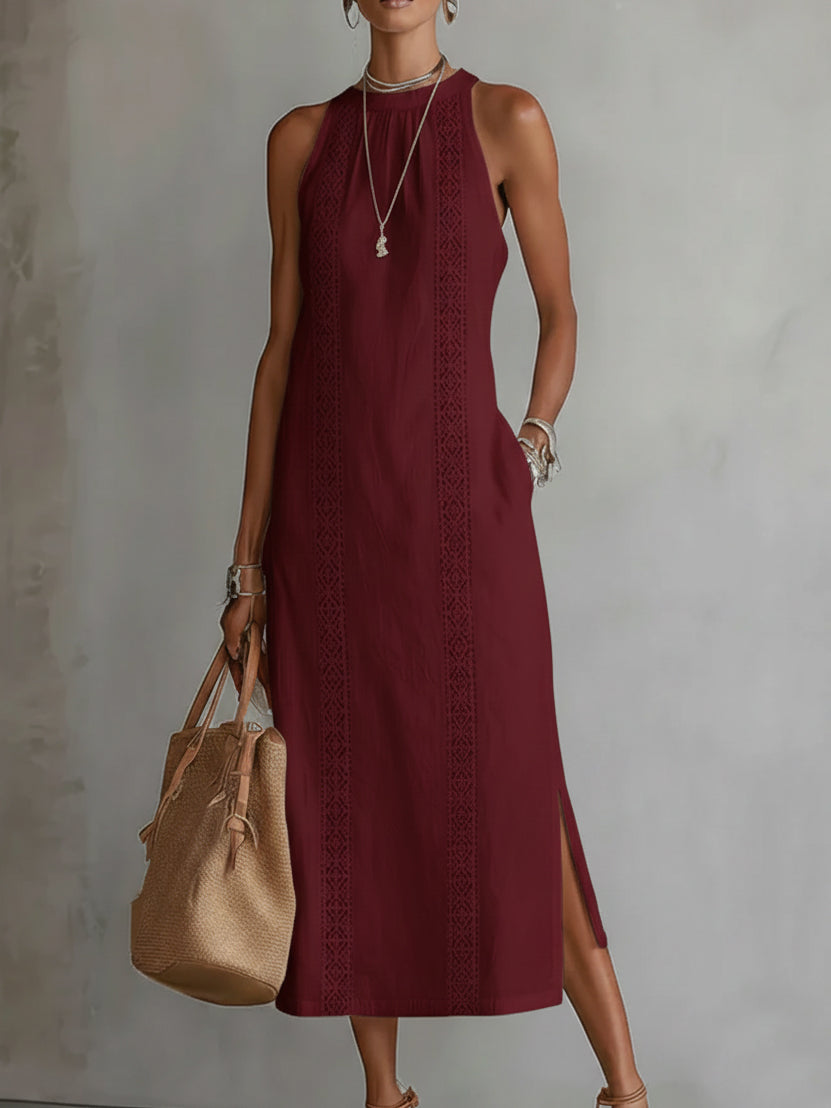 Azahar | Vestido largo con escote Halter